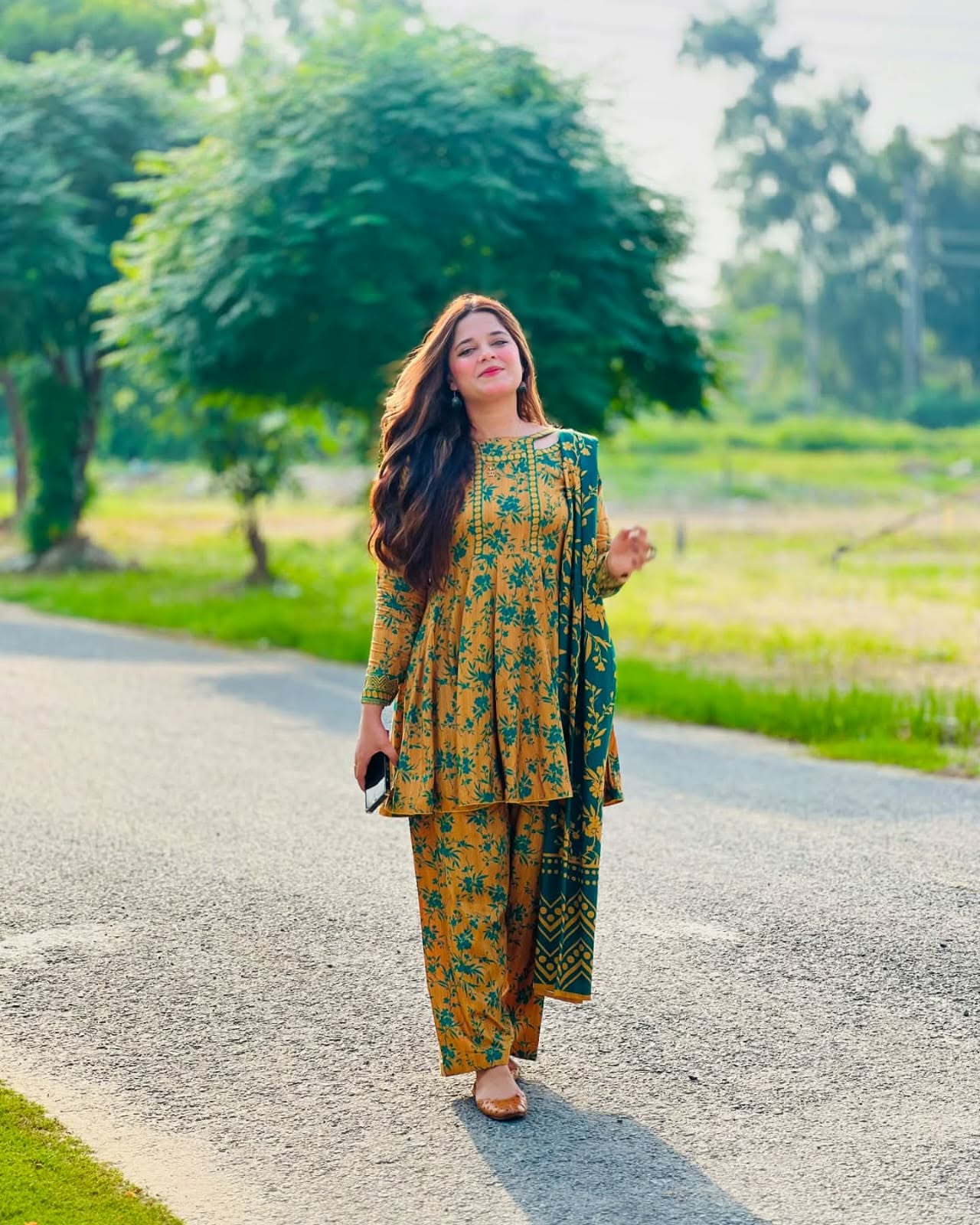 Summer friendly Student Budget readymade dupatta cotton three piece